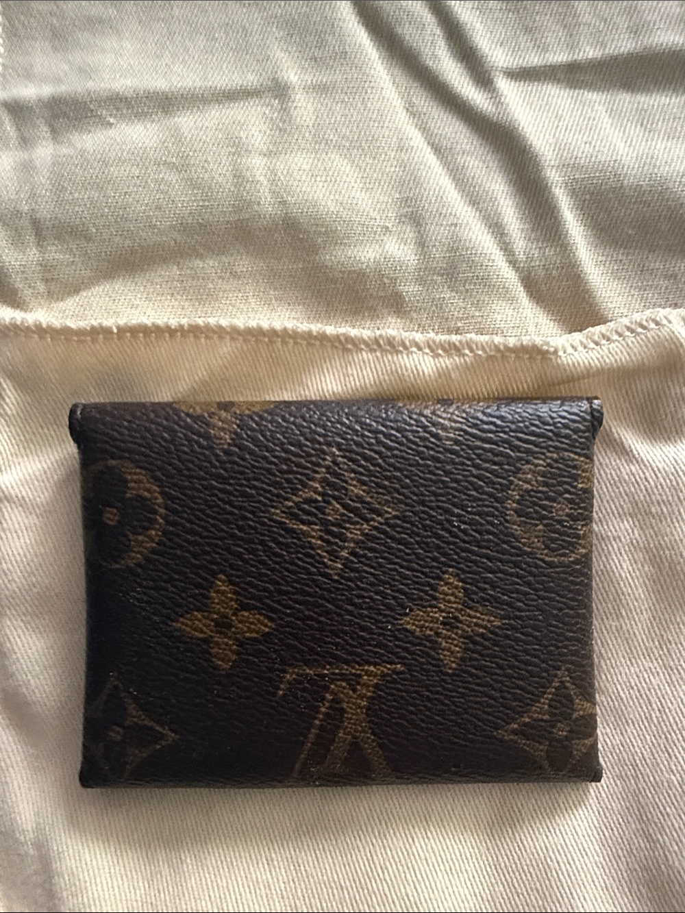 Louis Vuitton Monogram Canvas Envelope Card Holder in Brown - Picture 2 of 3